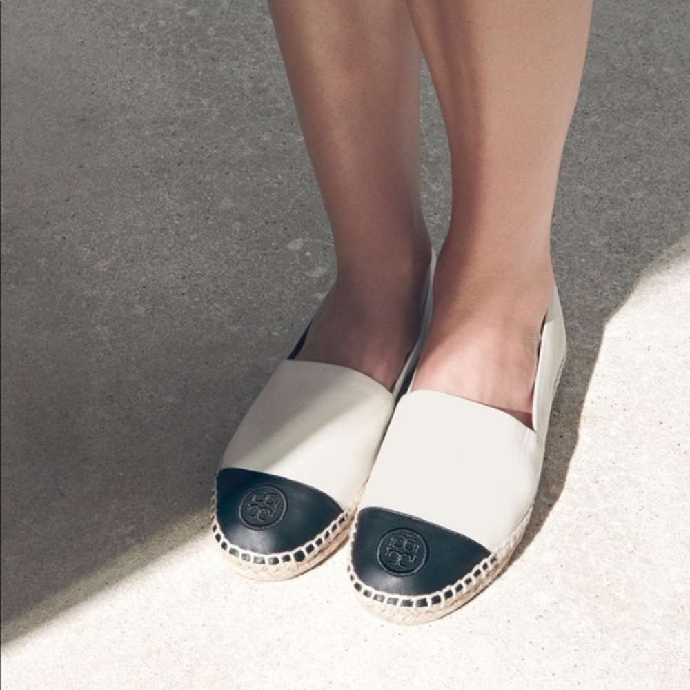 Tory Burch Colorblock Espadrille Flat - Picture 1 of 9